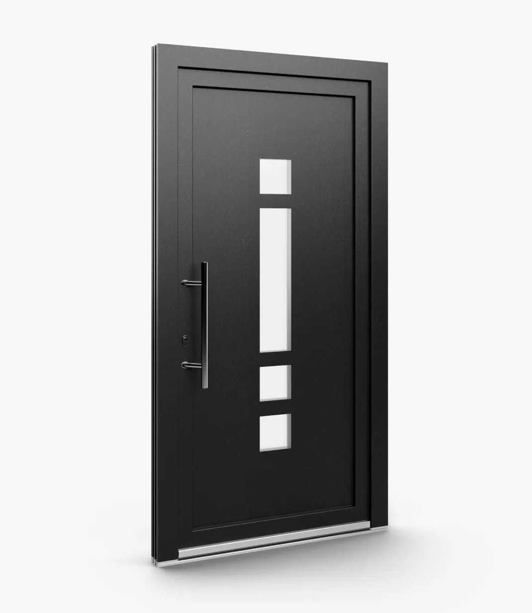 EkoLine zwarte aluminium voordeur model