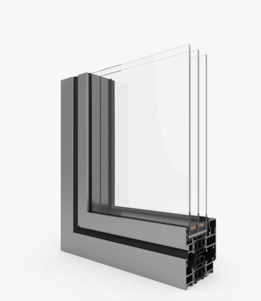 MaxLight slank aluminium raamprofiel