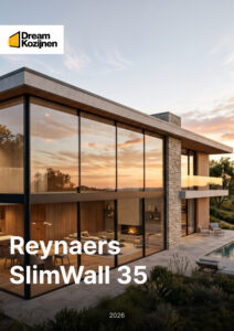 Omslag van de Reynaers SlimWall 35 catalogus
